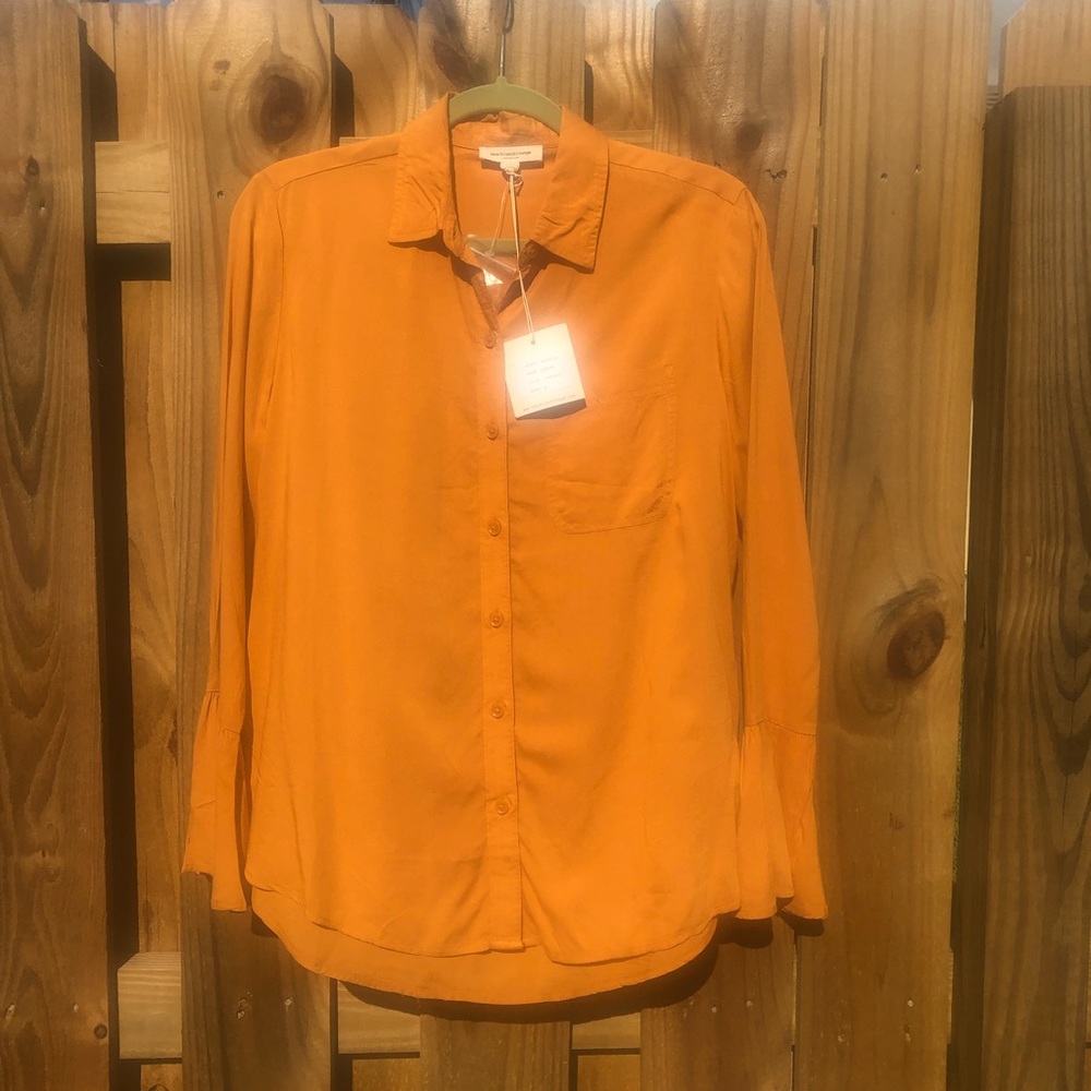 Mustard yellow blouse